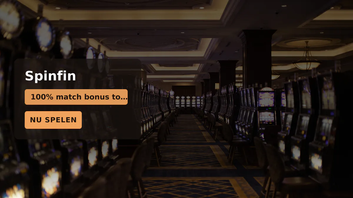 Spinfin casino — welkomstbonus 100% match bonus tot €2.000 + 150 FS, betalingen: Visa, Mastercard, Skrill, Neteller, Paysafecard