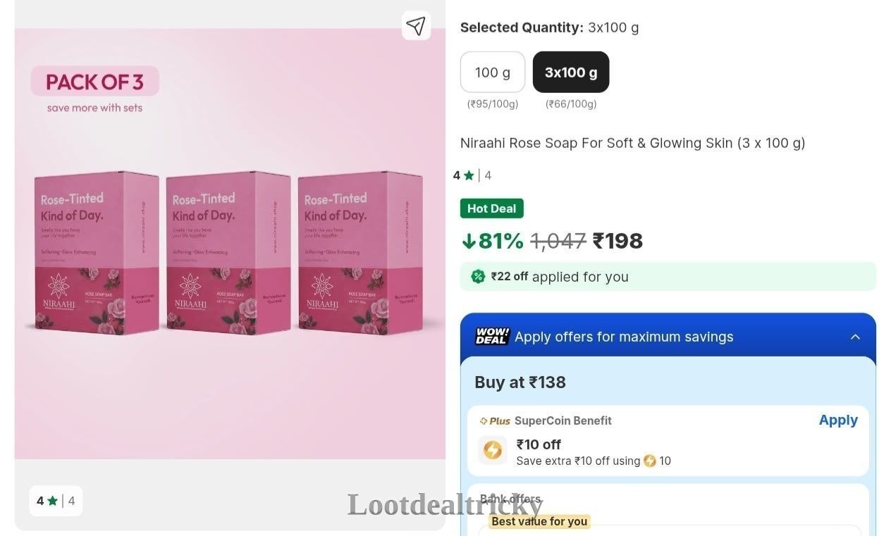 Loottt Fasttt – Excellent Saving Offer @ ₹198 Loottt Fasttt – Excellent Saving Offer @ ₹198