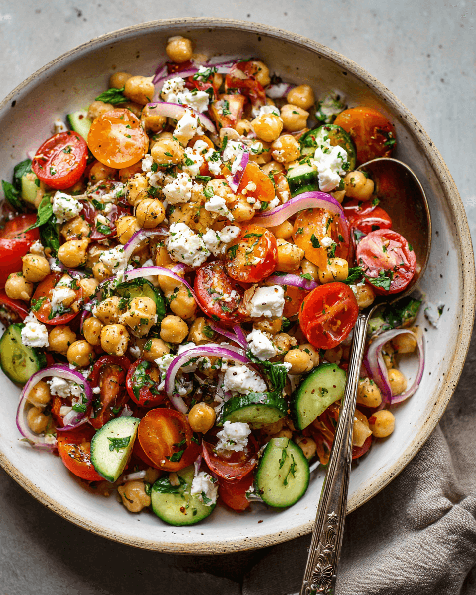 Delicious Chickpea Salad Recipes step photo