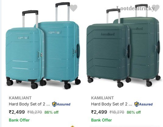 Kamiliant Suitcases Pack Offer Image
