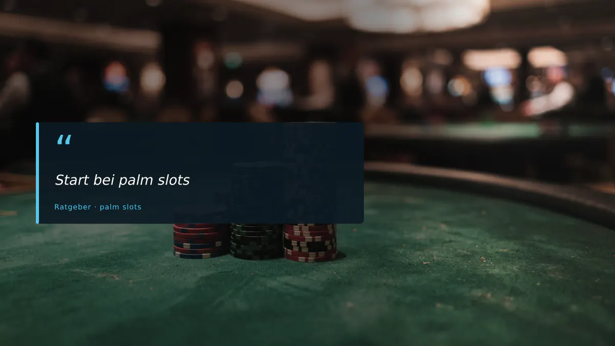 Start bei palm slots