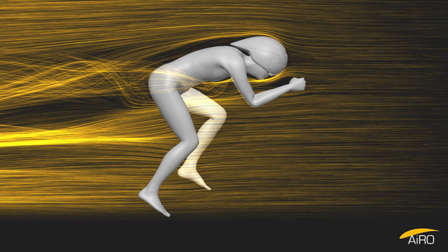 AiRO - Simulation numéro aérodynamisme cycliste