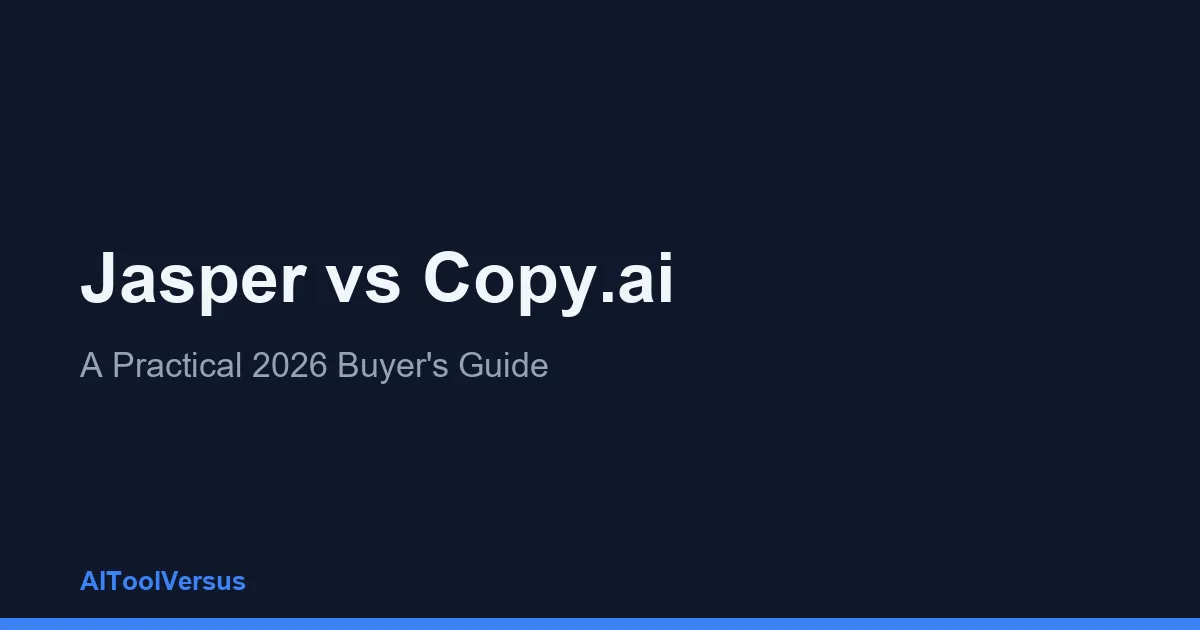 Jasper vs Copy.ai