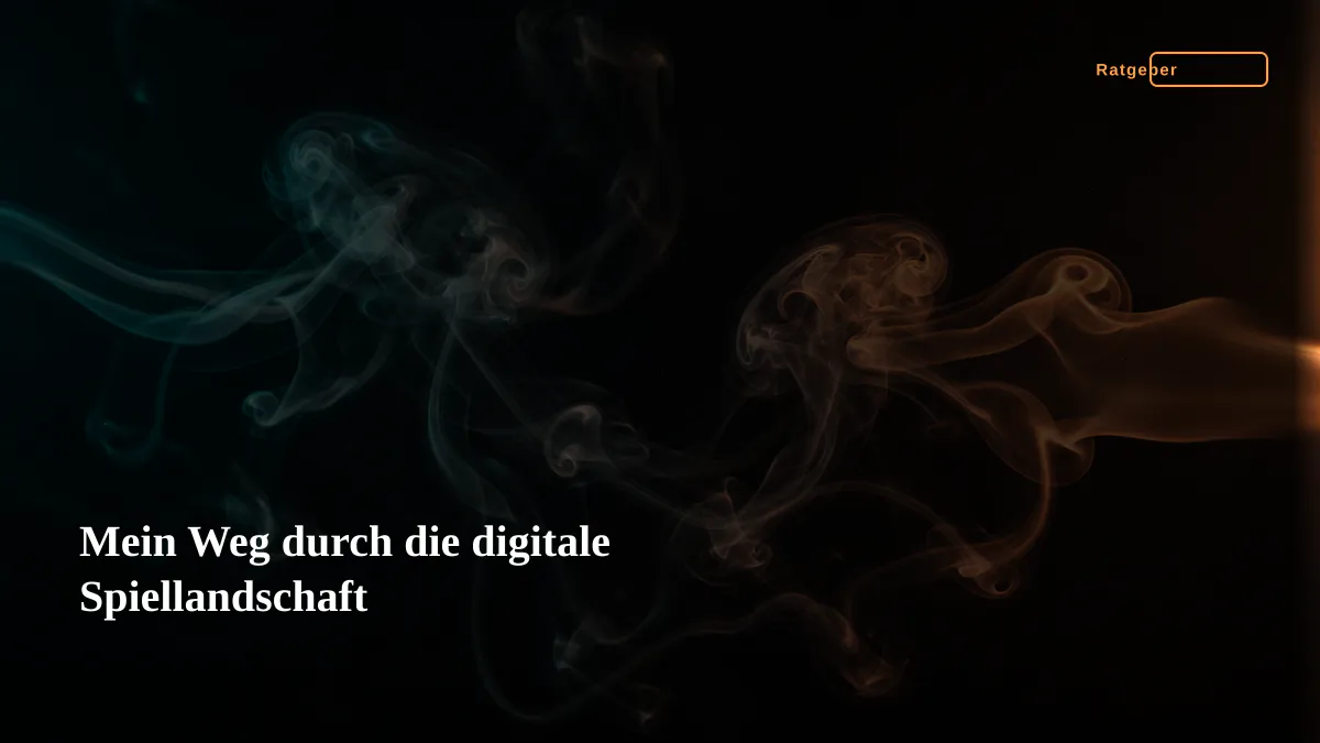 Mein Weg durch die digitale Spiellandschaft