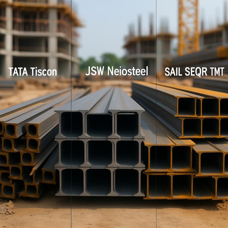 TATA Tiscon vs JSW Neosteel vs SAIL SEQR - Which TMT Brand Wins in 2026?