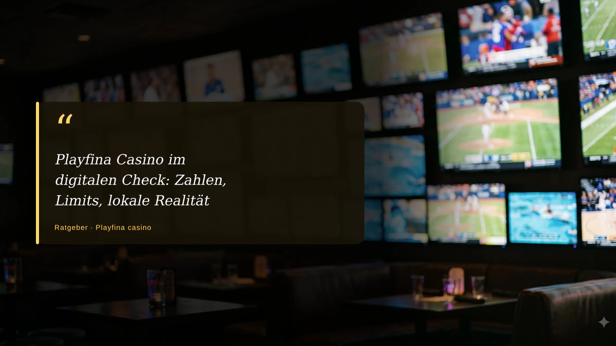 Playfina Casino im digitalen Check: Zahlen, Limits, lokale Realität