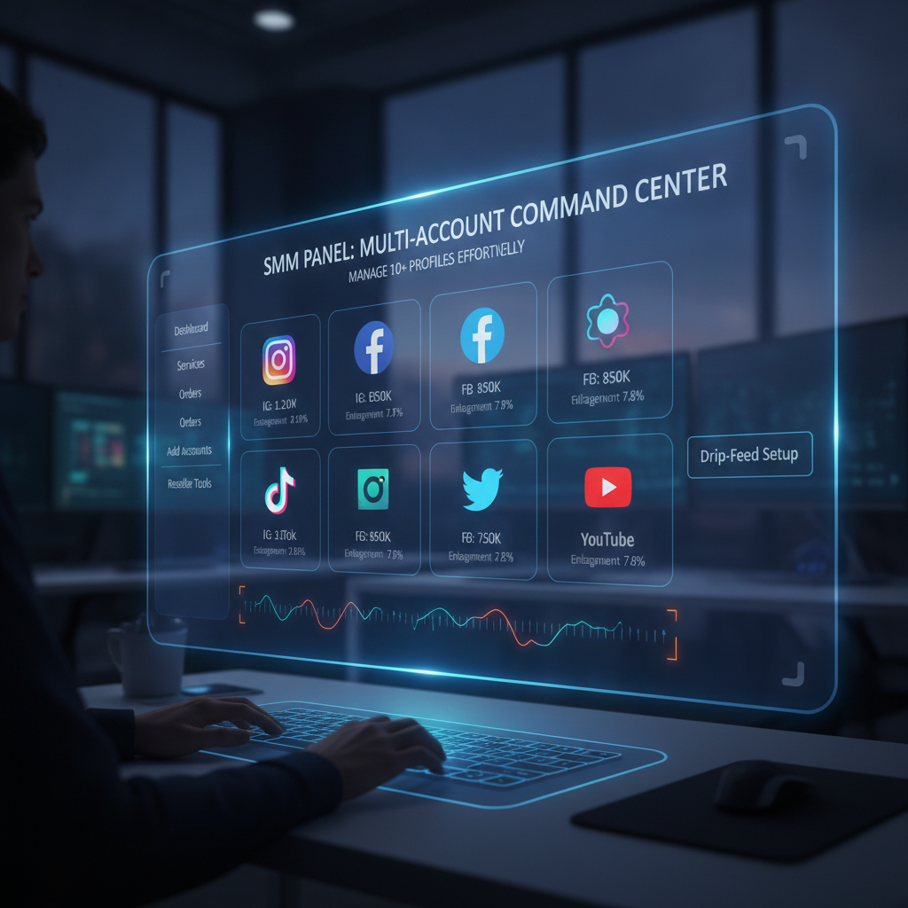 SMM Panel for Multiple Accounts: Manage 10+ Profiles Without the Headache