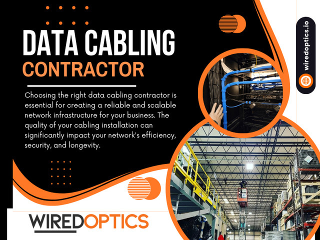 Choosing the right data cabling contractor is essential for creating a reliable and scalable network infrastructure for your business. The quality of your cabling installation can significantly impact your network's efficiency, security, and longevity. 

Visit our Website: https://wiredoptics.io/

Wired Optics
Address: 107 Platform Wy N, Nashville, TN 37203, United States
Contact: +16152466616
Mail: info@wiredoptics.io
Find Us on Google Map: https://maps.app.goo.gl/sy9uaECL4pXR86Lw6

Our Profile: https://wiredoptics.imgbb.com/

See More:

https://is.gd/FWwvx1
https://is.gd/QFhGLa
https://is.gd/B8JEuI
https://is.gd/3ltu6o