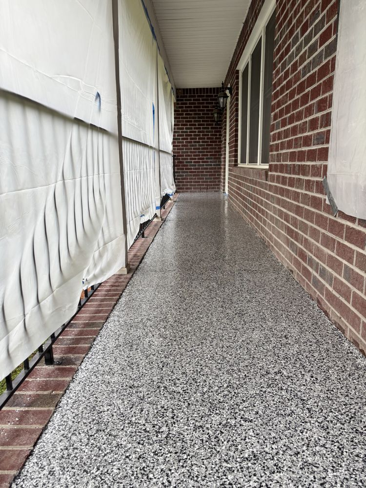 Marble Metallic Floor