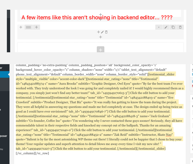 salient issues