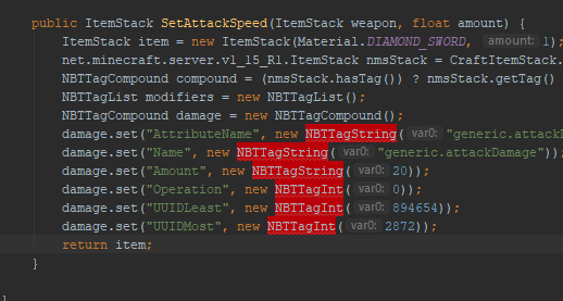 Error with NBTTag | SpigotMC - High Performance Minecraft Software