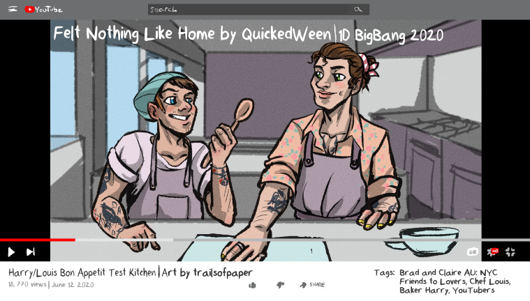 Harry and Louis on YouTube, making Sourdoughnuts in the Bon Appetit Test Kitchen