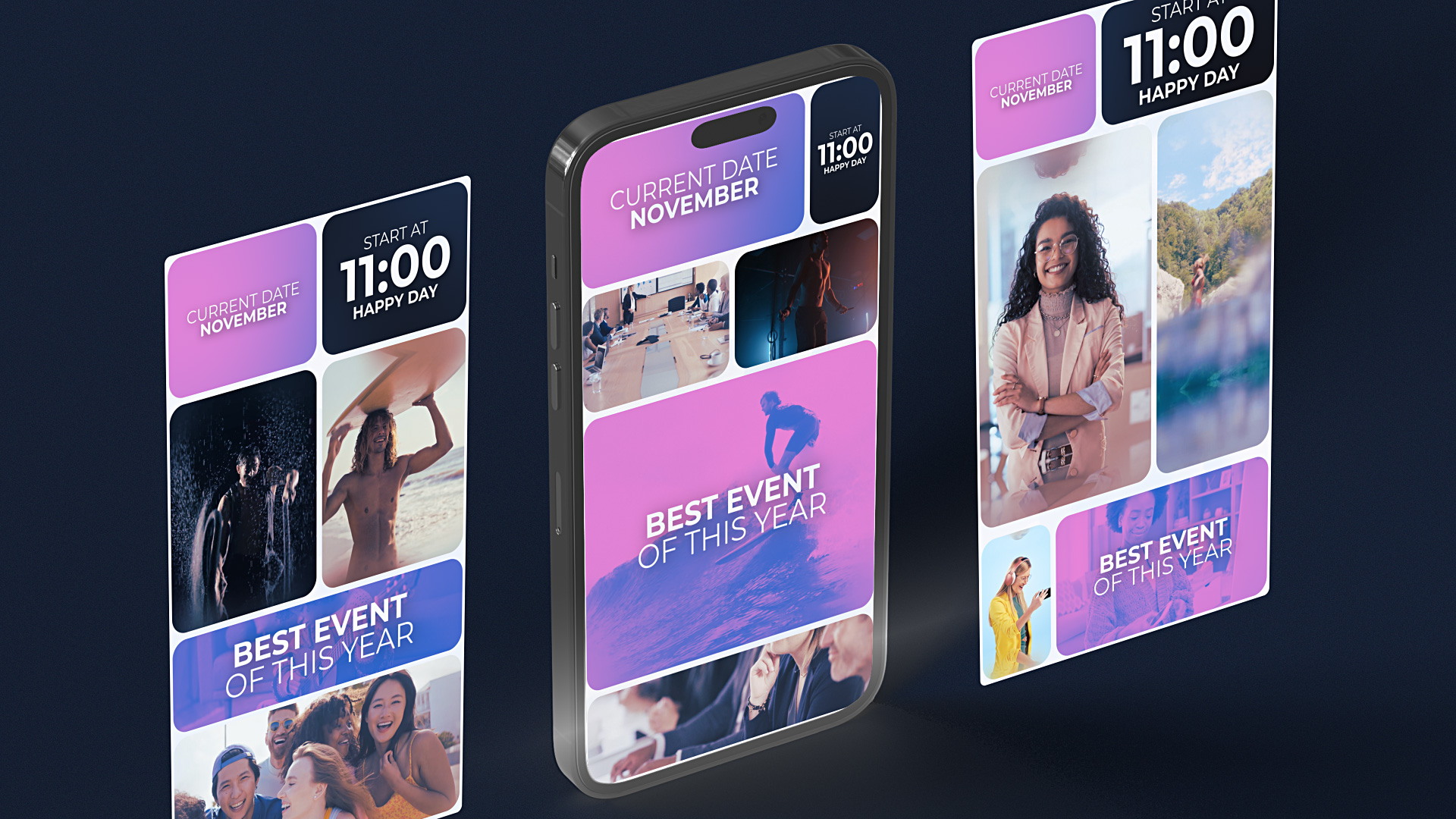 Multiscreen Instagram Reel