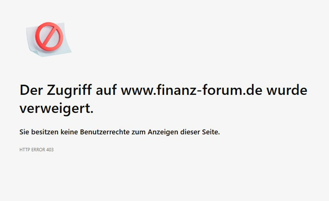 Fehlermeldung