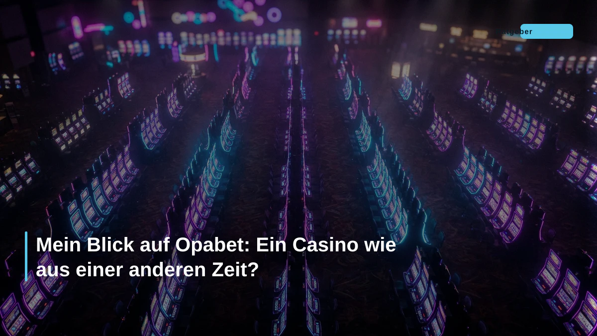 Mein Blick auf Opabet: Ein Casino wie aus einer anderen Zeit?