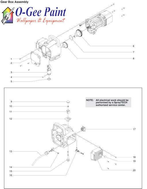 EPX2355 GEAR BOX ASSEMBLY