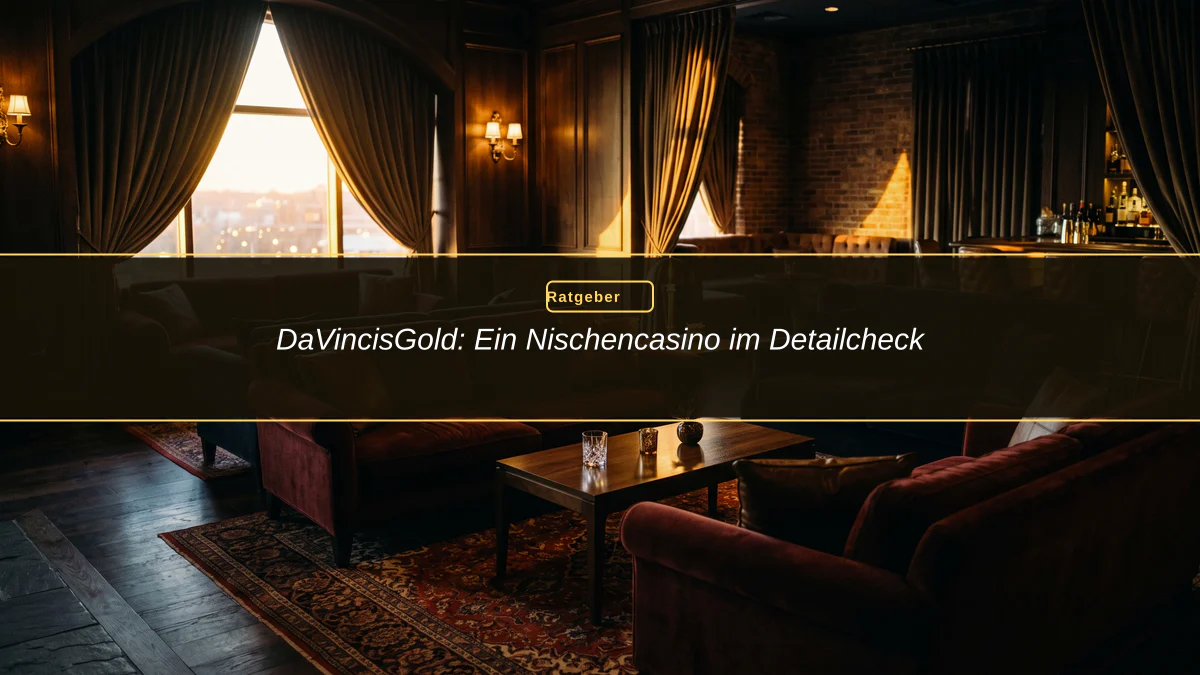 DaVincisGold: Ein Nischencasino im Detailcheck