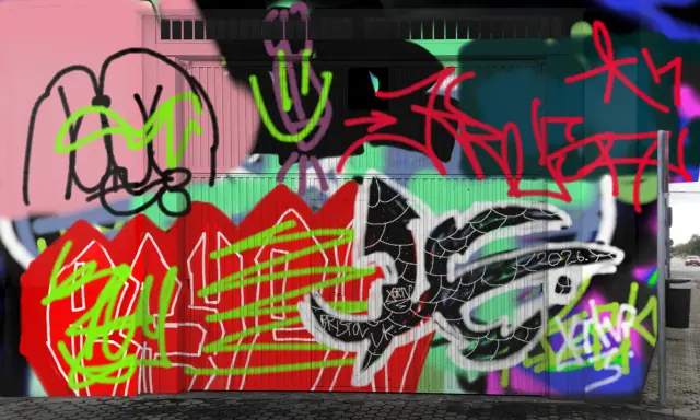 Graffiti artwork by xertv