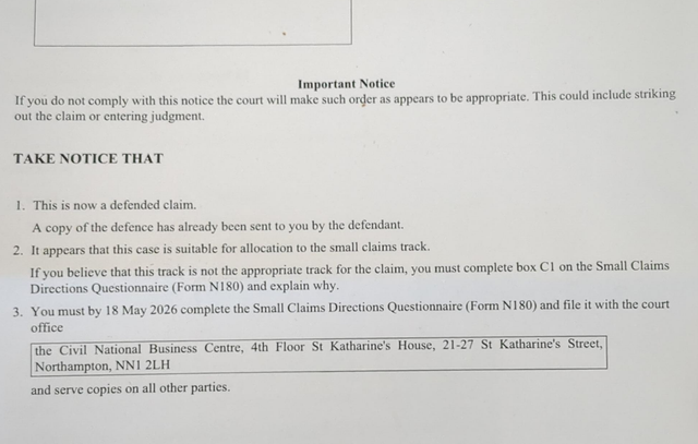 CNBD letter