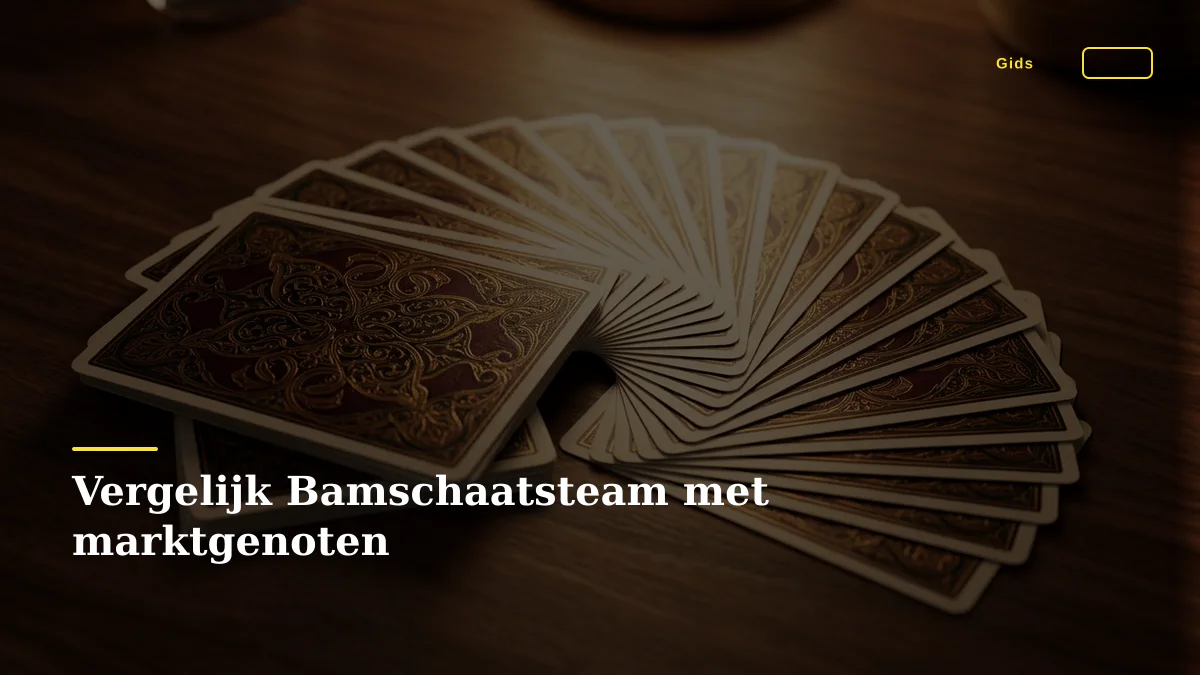 Vergelijk Bamschaatsteam met marktgenoten