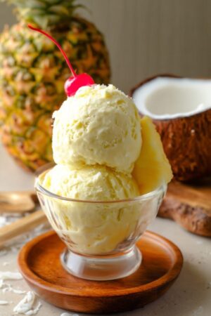 Coconut Pineapple Nice Cream: Guilt-Free Tropical Scoop!