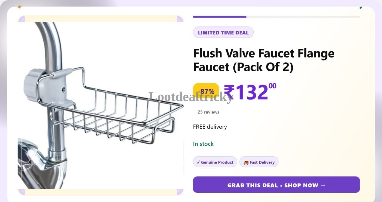   flush Valve Faucet – Just ₹132 | Best Price Drop Today