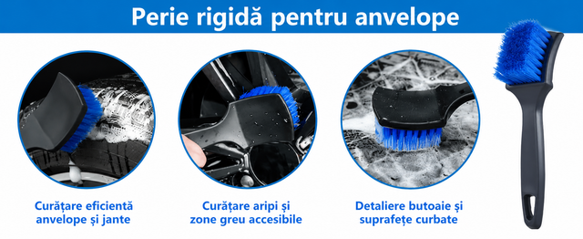 Perie rigida pentru anvelope si jante auto - imagine 5