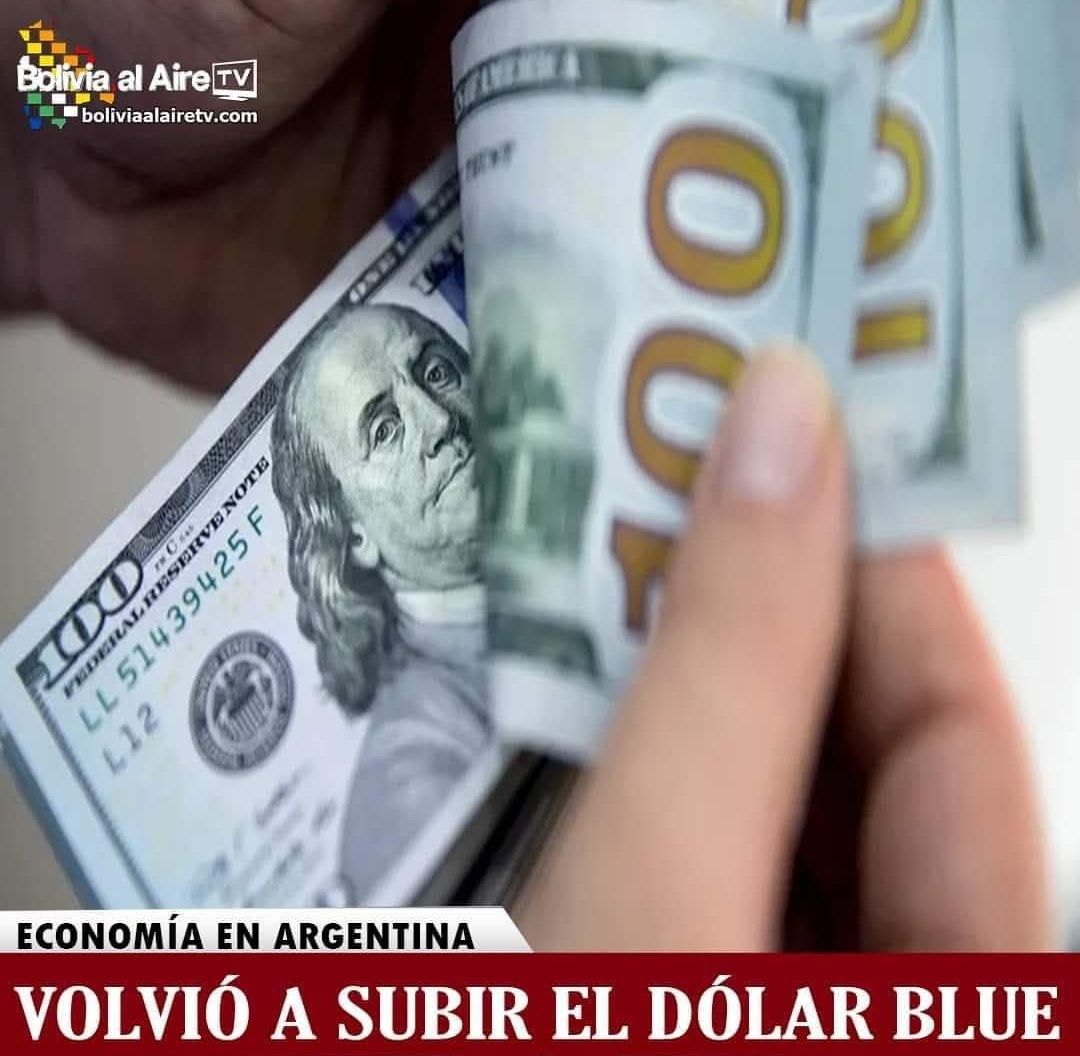 DOLAR BLUE.jpg ECONOMÍA ARGENTINA: VOLVIÓ A INCREMENTAR EL DÓLAR BLUE