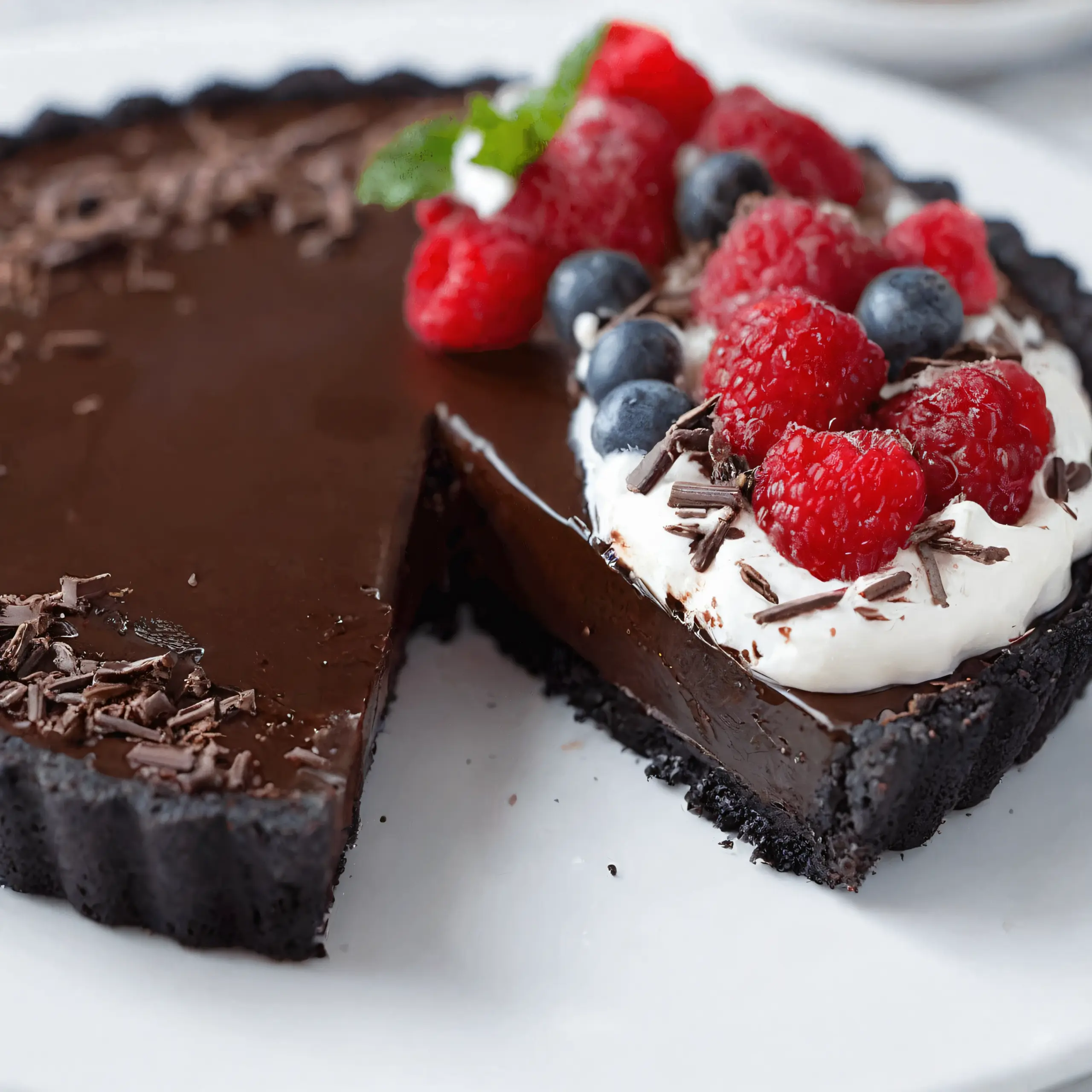 Chocolate Tart No-Bake Recipe