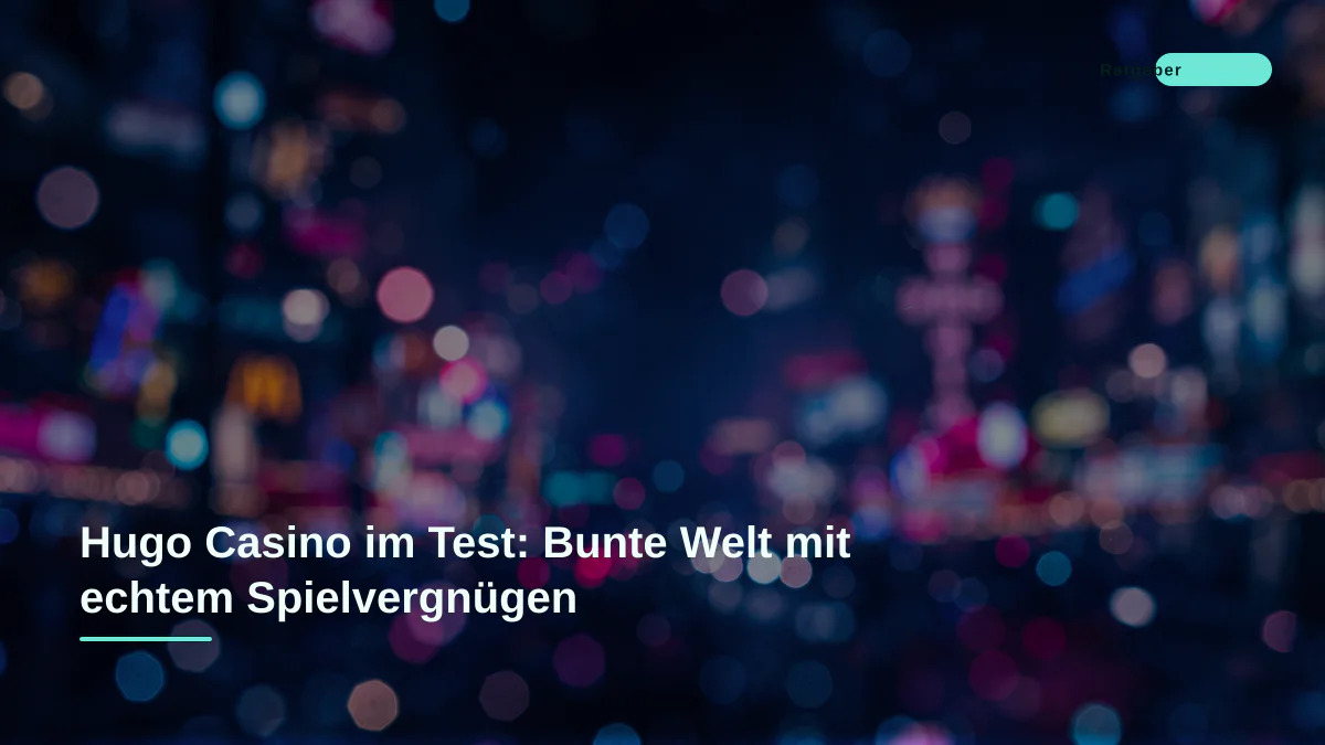 Hugo Casino im Test: Bunte Welt mit echtem Spielvergnügen