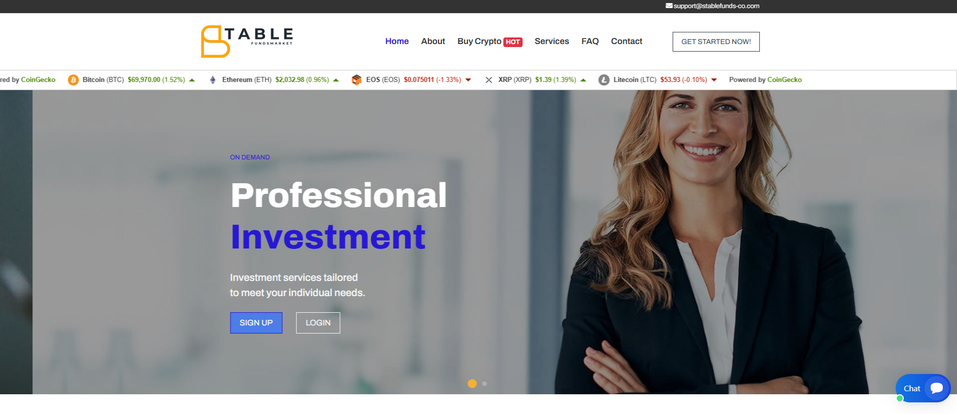 Screenshot of auth.stablefunds-co.com