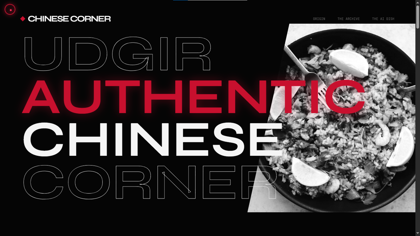 Chinese Center website with 3D Animations by Gajanan