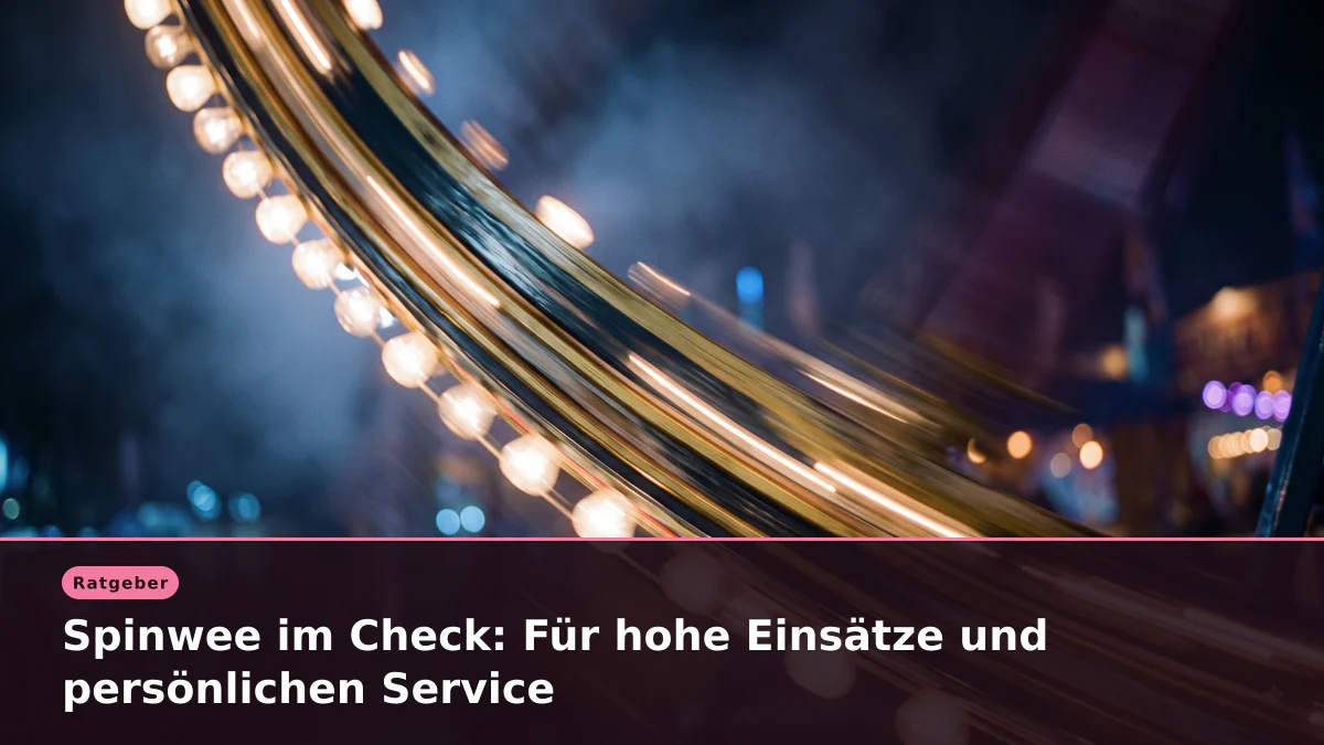 Spinwee im Check: Für hohe Einsätze und persönlichen Service