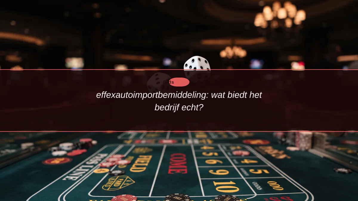 effexautoimportbemiddeling: wat biedt het bedrijf echt?
