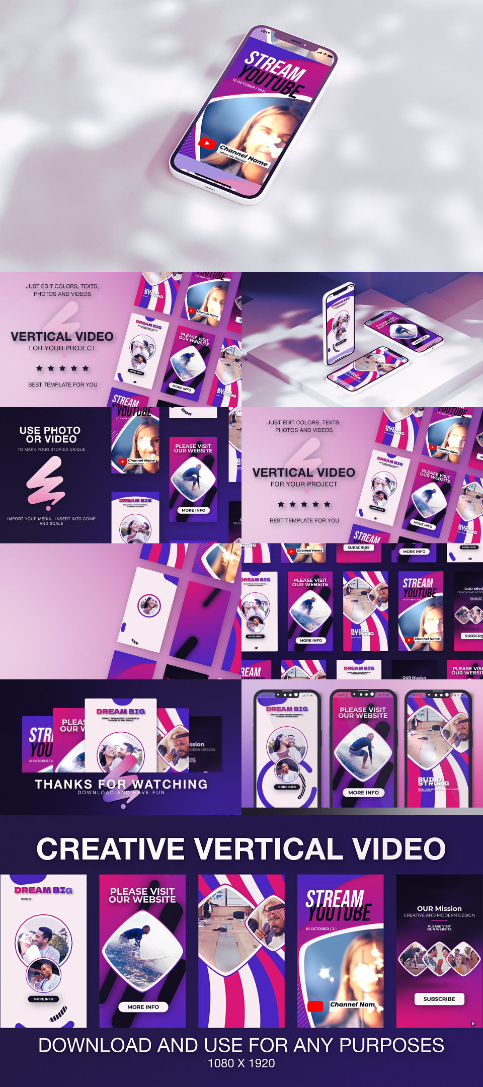 Education Vertical Carousel