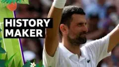Djokovic Makes History at Wimbledon