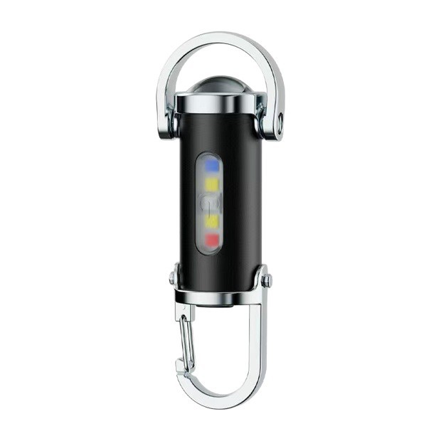 Mini Keychain Flashlight - 2 Pack Portable LED Torch with Hook, Pocket Outdoor Light