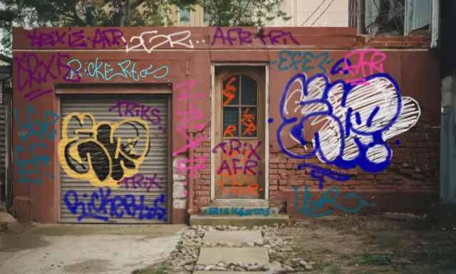 Graffiti artwork by Rickertos