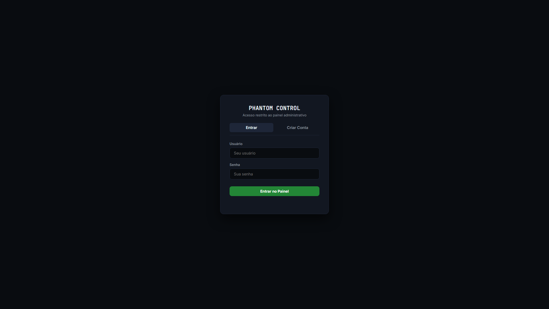 Stored capture of phantompanel1.shop