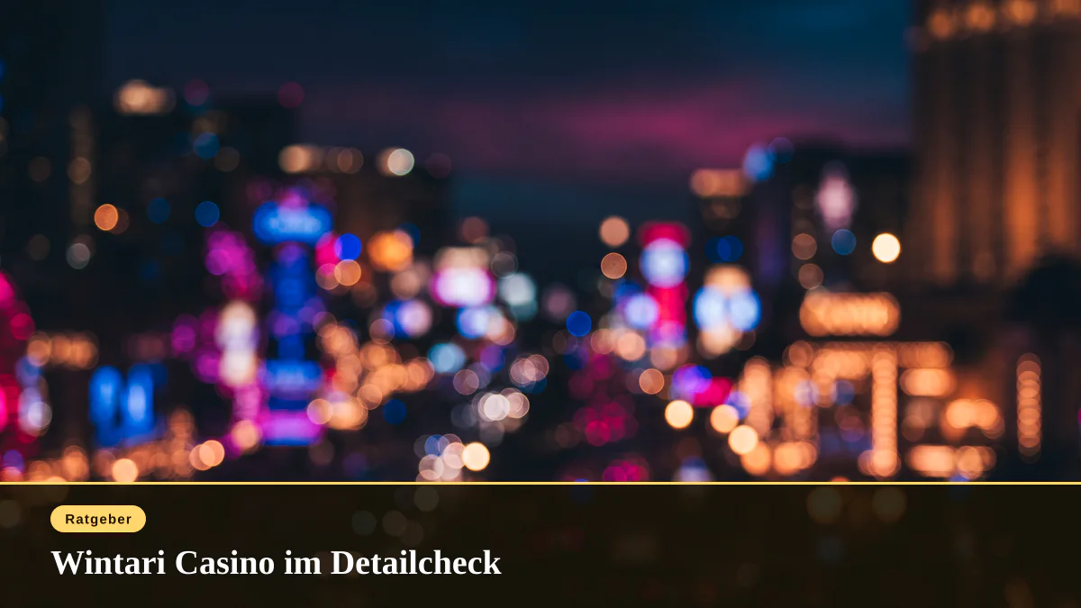 Wintari Casino im Detailcheck