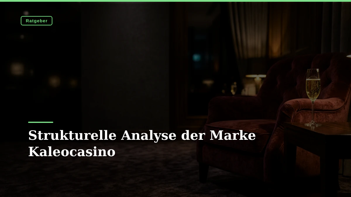 Strukturelle Analyse der Marke Kaleocasino