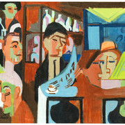 Кафе в Давосе 1928