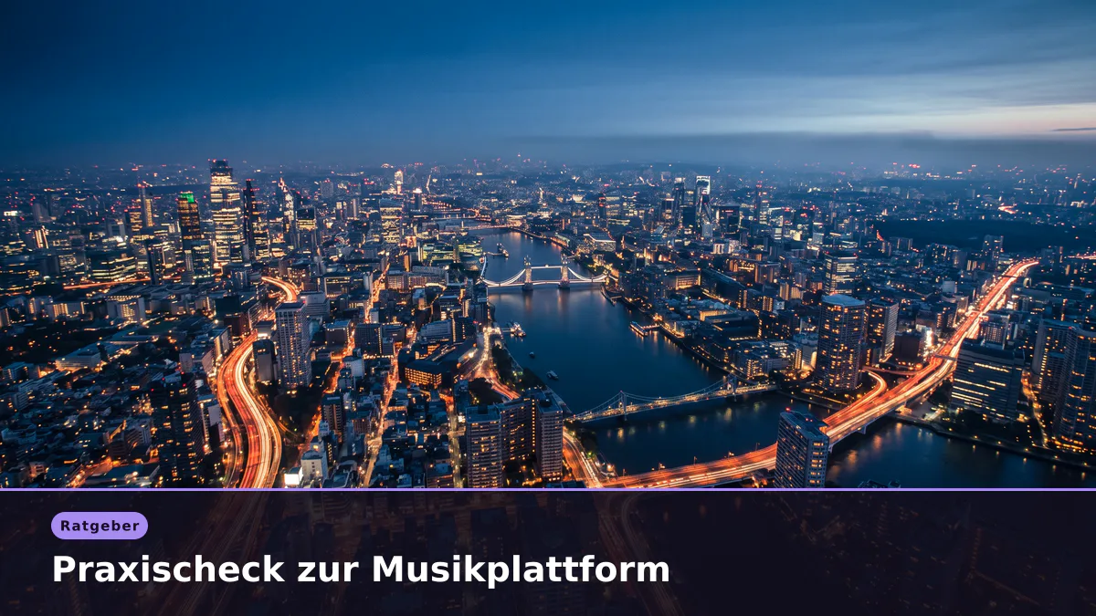 Praxischeck zur Musikplattform