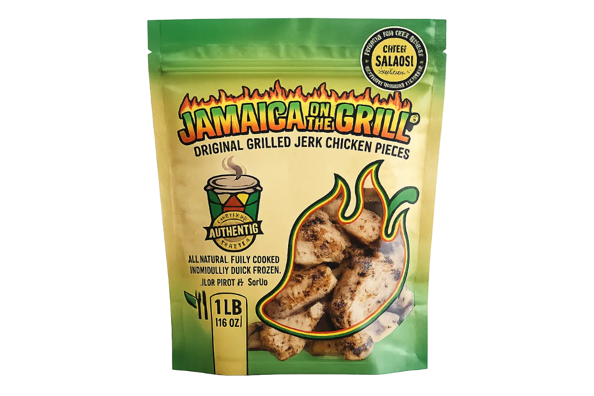 JOTG Ready-To-Eat Jerk Chicken Breast Pieces — 1 lb Bag