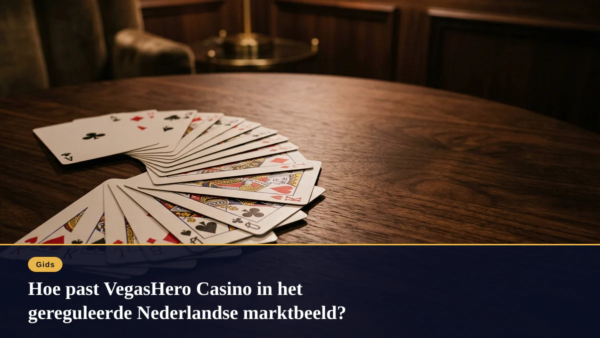 Hoe past VegasHero Casino in het gereguleerde Nederlandse marktbeeld?