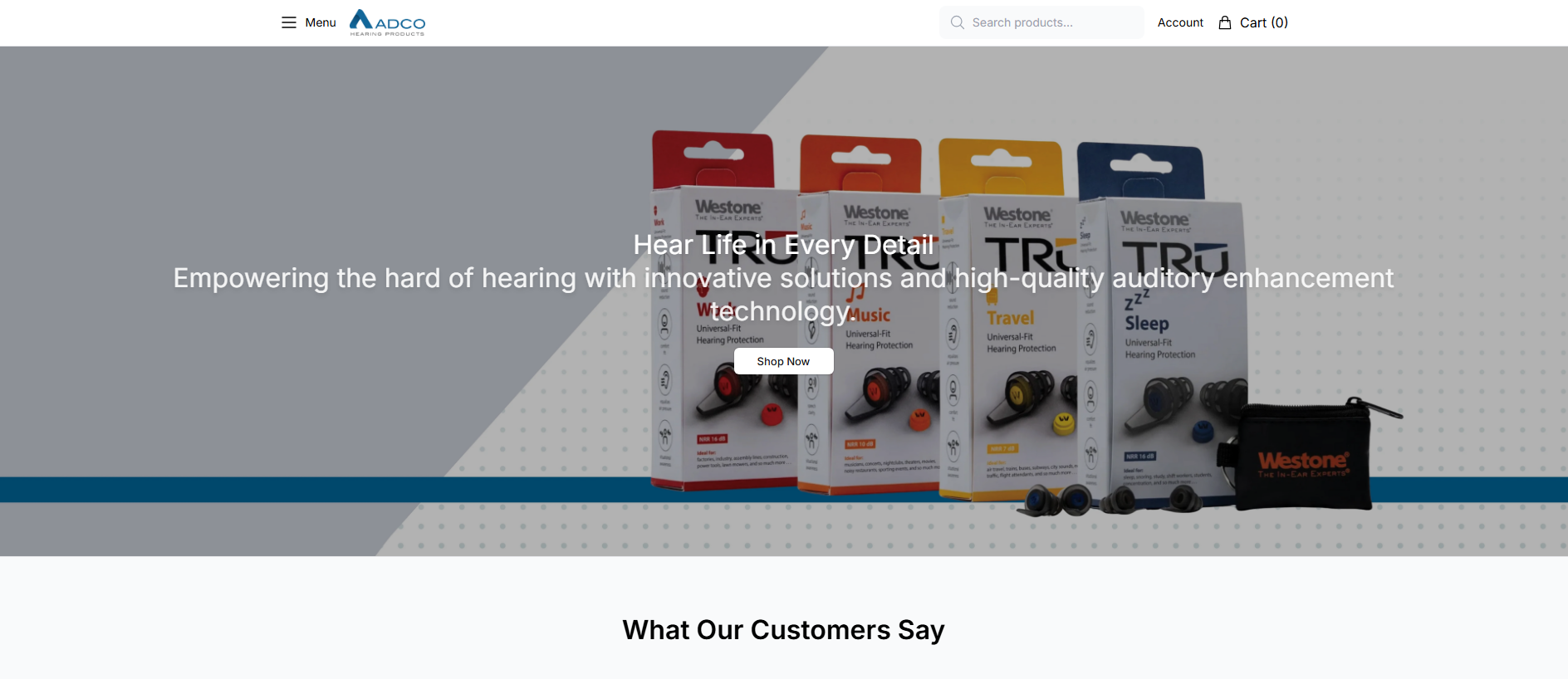 Stored capture of adcohearingdirect.shop