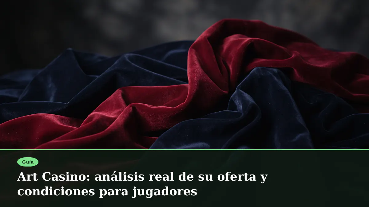 Art Casino: análisis real de su oferta y condiciones para jugadores