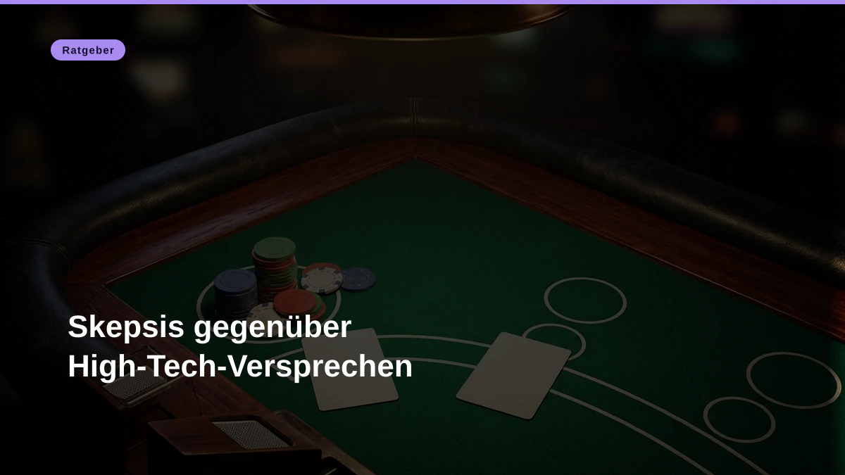 Skepsis gegenüber High-Tech-Versprechen