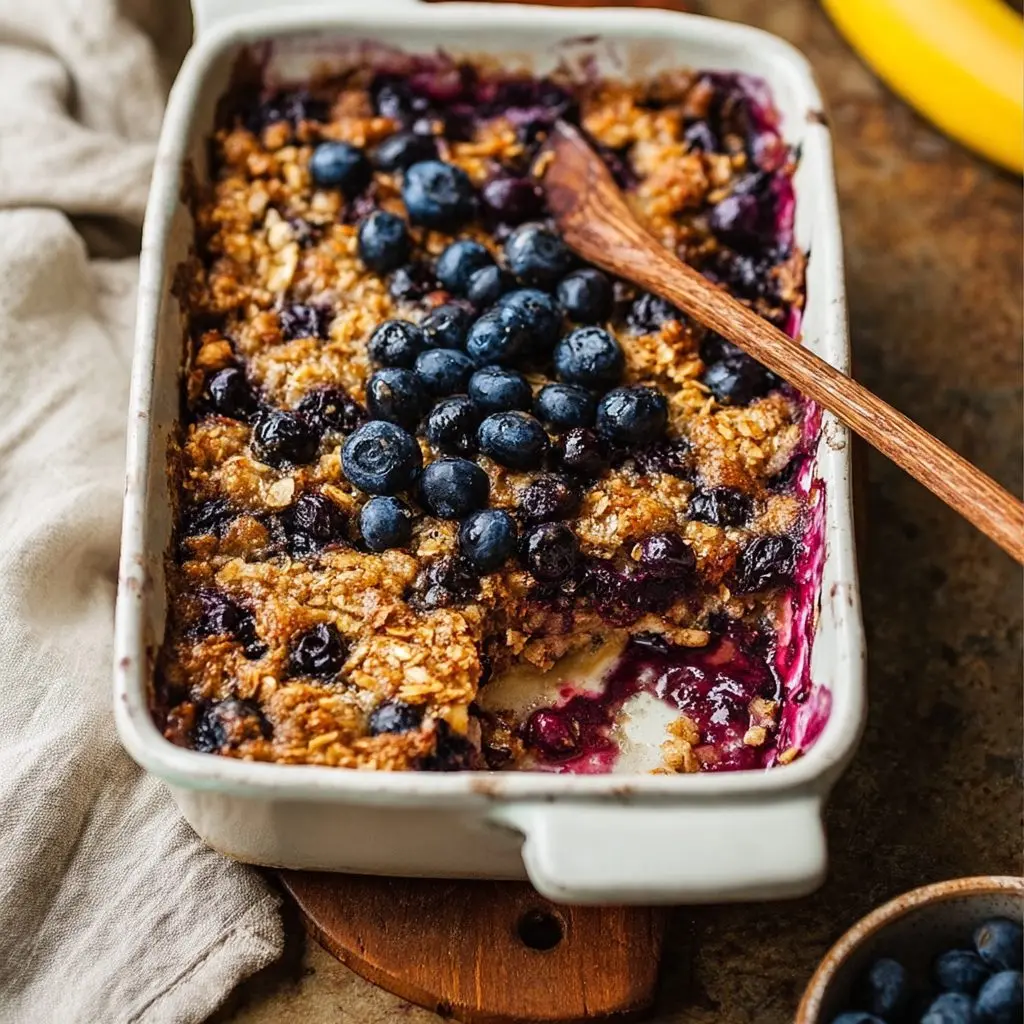 How to Make Blueberry Oatmeal Breakfast Bake