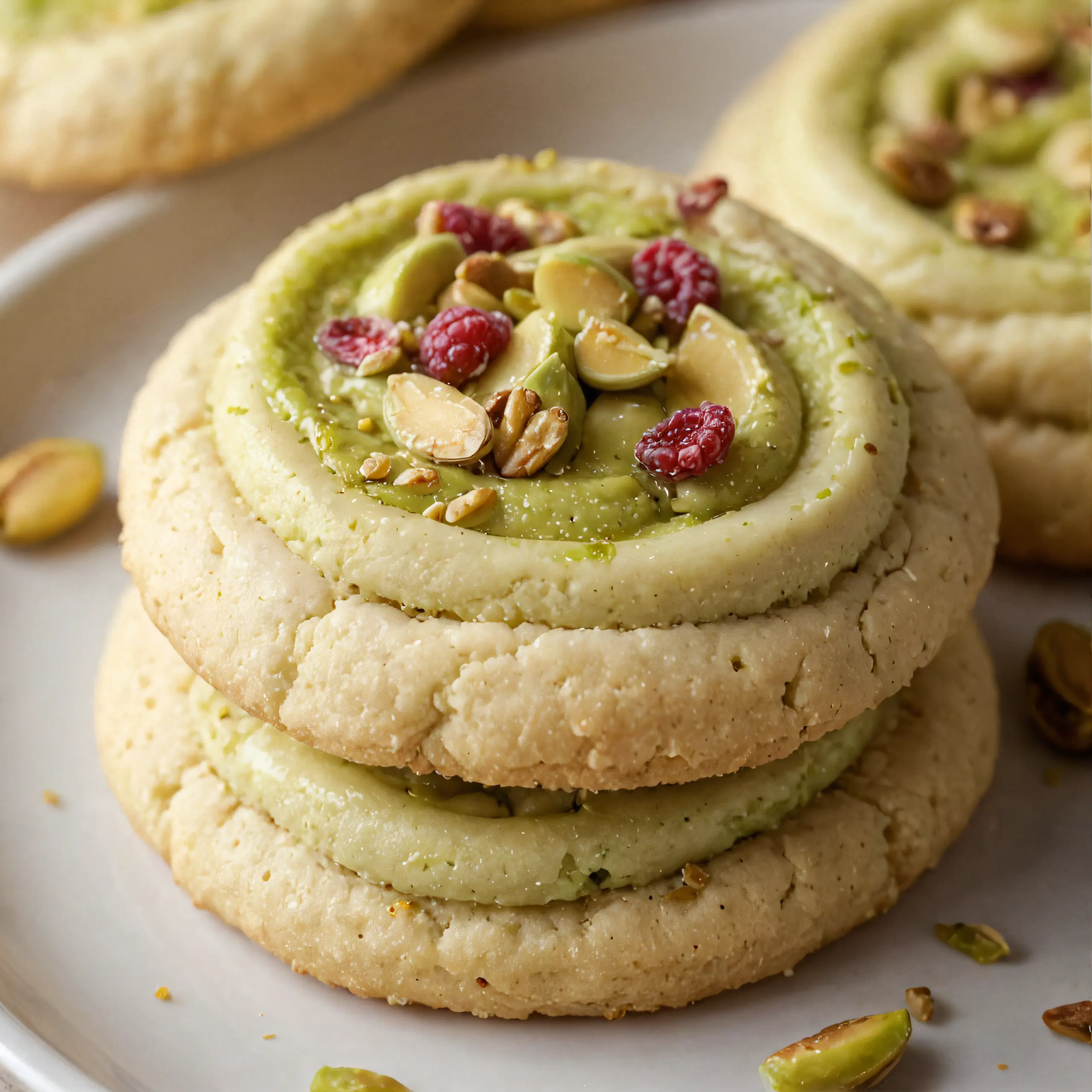 Pistachio Rose Cookie Recipe